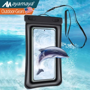 Waterproof Floating Cell Phone Pouch Dry Bag Case Cover For iPhone Samsung - Picture 1 of 9