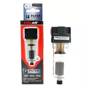Filtro de aire EXELAIR® FRL (Mini) - 1/4" NPT - Cuenco de policarbonato, flotador automático - Imagen 1 de 6