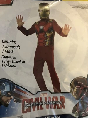 Disfraz Rubie's MARVEL Capitán América Guerra Civil Niño Talla Grande (10-12) NUEVO Foto 1 de 4