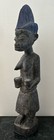 Antique LARGE 29” YORUBA ESHU Fertility Maternity Wood Carved Statue Nigeria