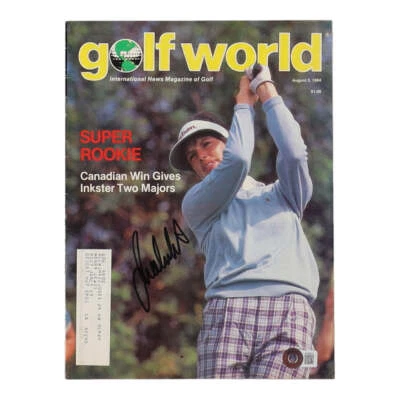 Juli Inkster Signed 1984 Golf World Magazine (Beckett) - Image 1 of 2