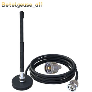 Antena CB 27MHz Soft Whip z podstawą magnetyczną RG58 BNC Przedłużacz - Zdjęcie 1 z 9