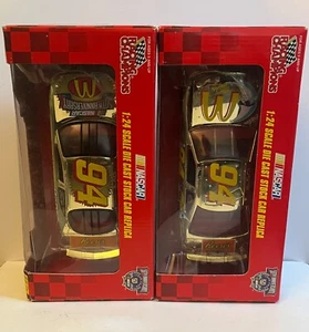 Racing Champions Lot of 2 Bill Elliot #94 Gold McDonald's  1:24 Die Cast  - Picture 1 of 8
