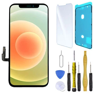 Ecran Remplacement pour iPhone 12 Avec Joint d'ecran + Verre Trempe et Outils - Photo 1 sur 7
