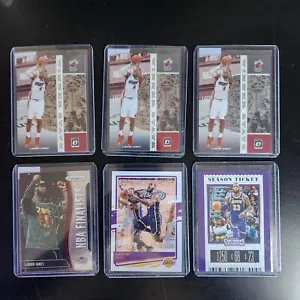 Lebron James Card Lot Panini Contenders Prizm Donruss Optic Lakers Heat - Picture 1 of 14