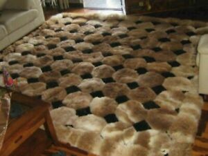 Brown  Alpaca Fur Throw blanket  throw alpaca, Alpaca fur rug area made in peru