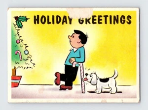 1960 Fleer Yule Laff #9 Holiday Greetings (PR) - Picture 1 of 2
