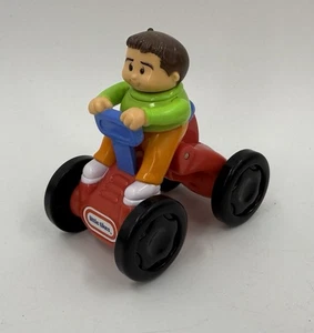 Little Tikes rotes Fahrrad mit Fahrer Figur Burger King Kinder Mahlzeit Spielzeug Preis Vintage - Bild 1 von 6