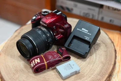 Nikon D3200 24.2 MP Digital SLR Camera - red - Image 1 of 4