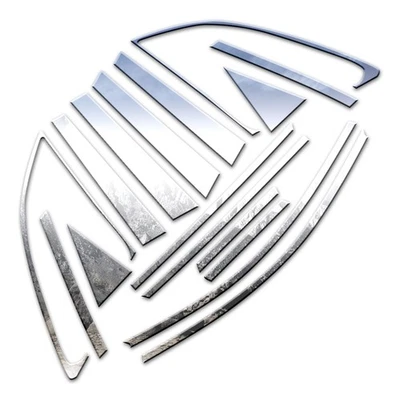 Paquete de ventana cromada FX de lujo 14p (con postes) apto para Kia Sorento 2011-2015 Foto 1 de 4