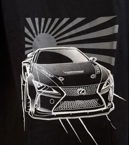Tuner Cult Official Lexus RC F Men's Black T-Shirt Size L - Picture 1 of 4