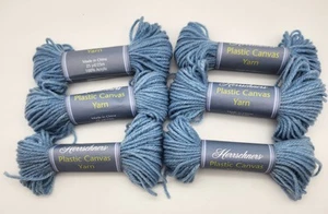 NEU - (6) Herrschners Kunststoff Canvas Garn 'Lt. Blau' 25 yds. 100% Acryl - Bild 1 von 2