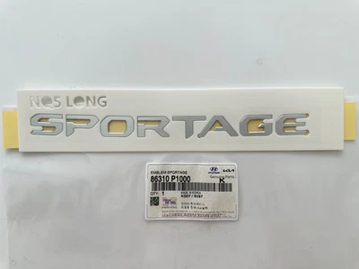 Подлинная оригинальная задняя эмблема «SPORTAGE» 86310-P1000 для 2023-2024 KIA Sportage - Изображение 1 из 2