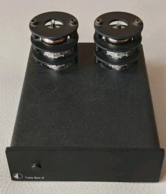 Pro-Ject Tube Box S  Phono-Vorverstärker, Schwarz - Bild 1 von 4