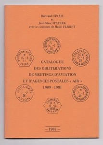 France, AVIATION MEETINGS 1909-1981, Cancellations, postmarks, Sinais, in French - Picture 1 of 2