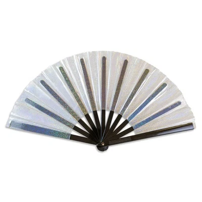 透明闪光透明 XL 手扇靴地面风扇闪光狂欢风扇 — 第 1/4 张图片