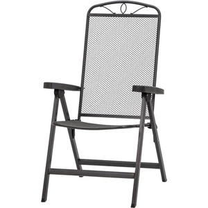 Elda Klappsessel Gartenstuhl Campingstuhl Sessel matt-anthrazit Streckmetall - Bild 1 von 8