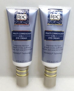 ROC MULTI CORREXION 5 IN 1 EYE CREAM HEXINOL TECHNOLOGY 0.5 OZ NWOB  SET OF 2 - Picture 1 of 2
