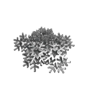 Kristall Schneeflocke Bastelset, 10 Stück - viele Farben / Größen, Gravur & Creolen - Bild 1 von 4