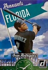 2023 Donruss #P13 Ivan Rodriguez Pennants SP EX