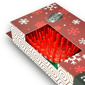 New UNbrush Mini Detangling Hairbrush Red OR Chrome Green Travel Gift Holiday - Picture 1 of 12