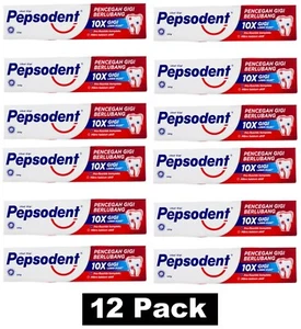 12 x PEPSODENT 120g TOOTHPASTE 10X STRONGER TEETH CAVITY FIGHTER 100% Brand New - Picture 1 of 4