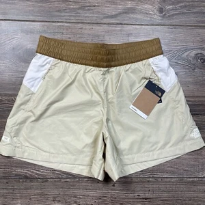 The North Face Women's X Shorts Gravel Gardenia Drawcord Waist MEDIUM NWT $80 - Picture 1 of 12