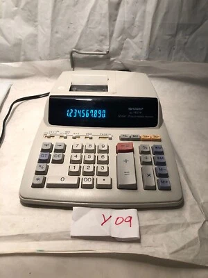 Sharp EL1197P 12-Digit Display Heavy Duty 2 ribbon Color Printing Calculator - Image 1 of 4