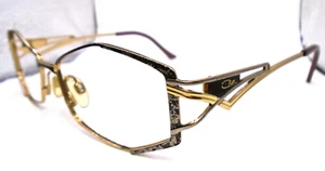 Cazal MOD.1267 Col. 002 Gold/Braun 54-15-135 Vintage Brille Brillengestell Germany - Bild 1 von 7