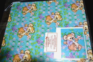 CUDDLY KOALA Papel Regalo Envoltura Todas las Ocasiones ACTUAL Inc con Tarjeta de Regalo Nuevo en Paquete Años 80 - Imagen 1 de 2