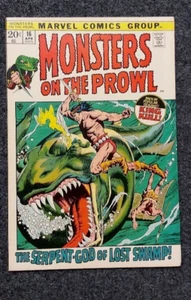 Monsters On The Prowl 16 / 4th King Kull / 1st Thulsa Doom / Marvel / 1972 / NM- - Picture 1 of 16