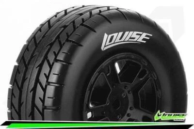 Louise SC-ROCKET 1-10 Short Course Reifen Fertig Verklebt Soft Felgen Schwarz TR - Bild 1 von 2