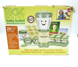 Magic Bullet Baby Set Food Making Kit Blender Processor Tray Cups Storage Tray - Picture 1 of 10