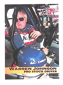 1992 Pro Set NHRA and Winston Drag Racing Card #65 Warren Johnson
