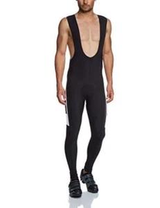 2XL Men's Jolly Wear Squadra Cycling Tights Black/White - Picture 1 of 2