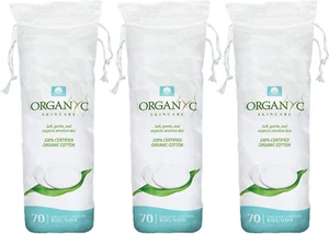 100% Organic Cotton Rounds - Biodegradable Cotton, Chemical Free, for Sensitive - Picture 1 of 12