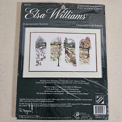Nuevo Elsa Williams Everchanging Seasons Contado Punto de Cruz 02123 Foto 1 de 4