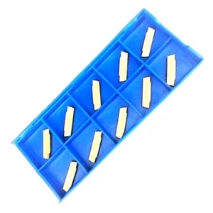 10tlg. CNC-Werkzeug Einstechen Hartmetall Beilagen Werkzeuge Cutter Gusseisen - Bild 1 von 11