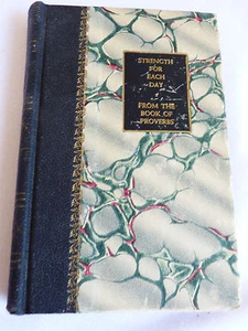 VTG 1951 Sterngth for Each Day From the book of Proverbs Greystone Press NY - Imagen 1 de 9