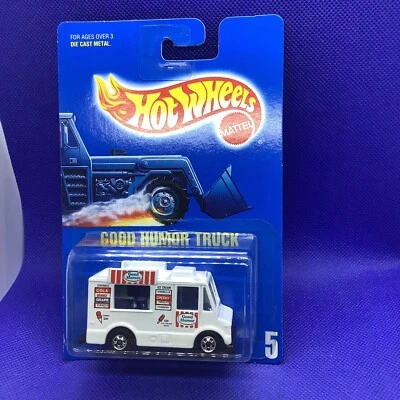 1991 Hot Wheels Blue Card Collector #5 Good Humor Truck 5904 New - Image 1 of 2