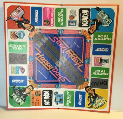 Replacement parts for Happy Days board game - gameboard and game box only 1976  - Image 1 of 4