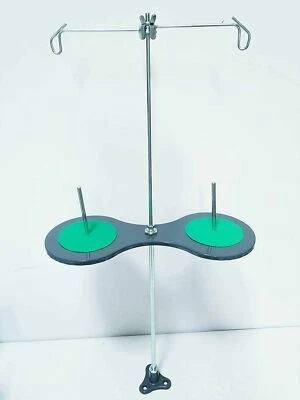   All Metal 2 Spool Industrial Sewing Machine Thread Stand Made in Japan - Image 1 of 4