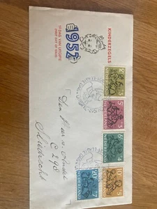 Netherlands E11 Child FDC cover 1952 cat 150 euros - Picture 1 of 5