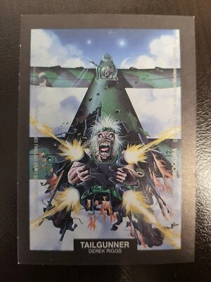 1991 Brockum Rockcards IRON MAIDEN STICKER Eddie tailgunner card  - Image 1 of 2