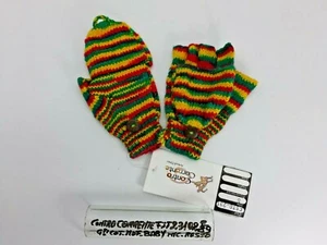 Baby Gloves/Muffle -Cotton-Multi/Red-Ethnic Style-FST23102-Counter Current - Picture 1 of 5