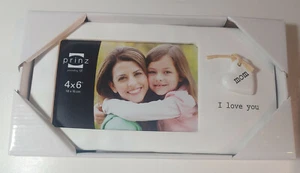 Prinz 4x6 Mom - I Love You - Wood Frame Brand New - Picture 1 of 3