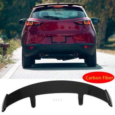 52" Rear Trunk Window Roof Spoiler Wing Carbon Fiber For Mazda CX-3 2016-2024  - Image 1 of 4