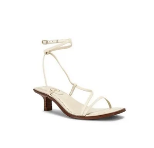 Sam Edelman $150 Dominique Stappy Leather Sandal Ivory US 8.5 M New - Picture 1 of 4