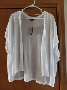 Alfani Cardigan Sweater Size XXL Light Weight  Open Front  Sleeveless NEW - Picture 1 of 3