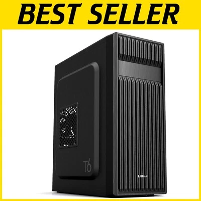 Stylish Mid Tower Gaming Case - ATX, mATX, Mini-ITX Compatible with 5.25" ODD - Image 1 of 4